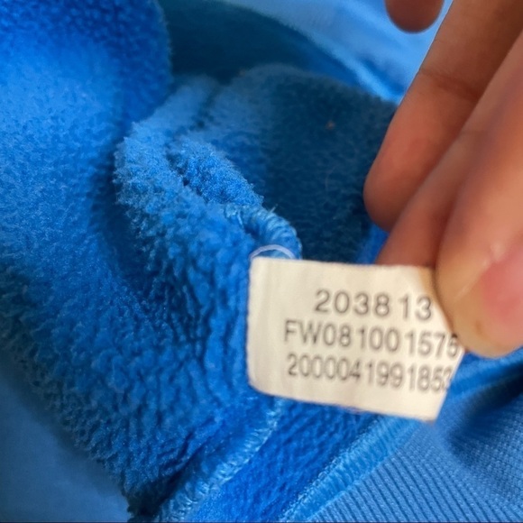 Under Armour Blue Full Zip Hoodie Size Large - Picture 4 of 4